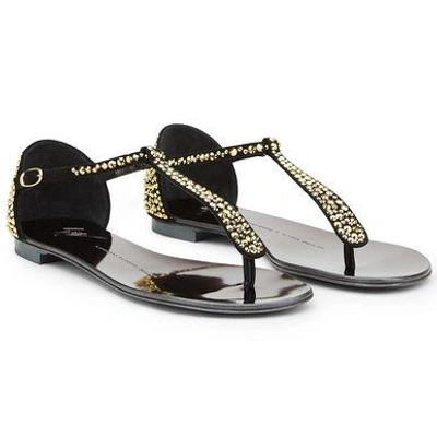 Shop Giuseppe Zanotti Gaia Sandals In Black