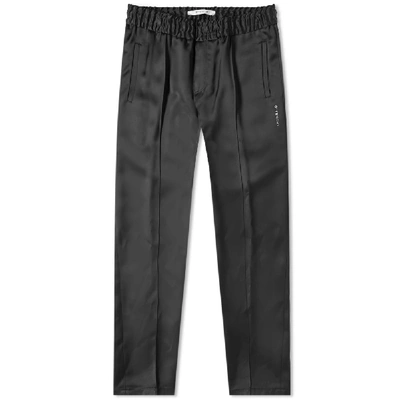 Shop Givenchy Embroidered Logo Formal Jogging Pant In Black