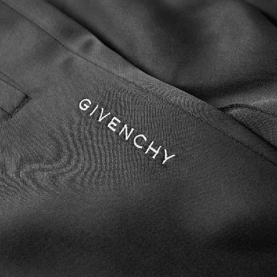 Shop Givenchy Embroidered Logo Formal Jogging Pant In Black
