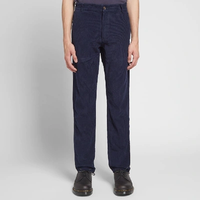 Shop Universal Works Aston Cord Pant In Blue
