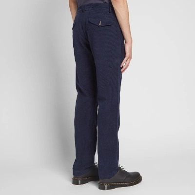 Shop Universal Works Aston Cord Pant In Blue
