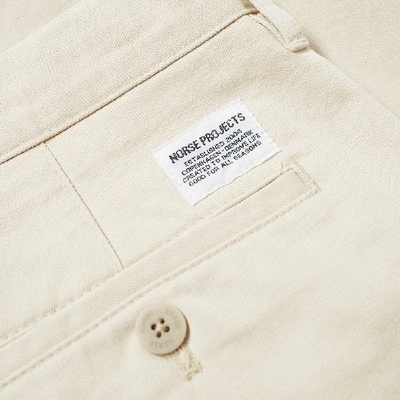 Shop Norse Projects Aros Heavy Chino In Neutrals