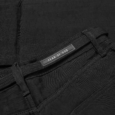 Shop Fear Of God Nylon 5 Pocket Slim Pant In Black