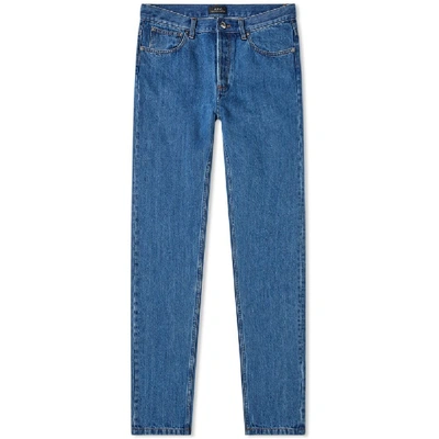 Shop Apc A.p.c. Petit New Standard Jean In Blue