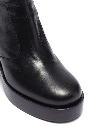 Shop Simon Miller 'high Raid' Platform Lambskin Leather Ankle Boots