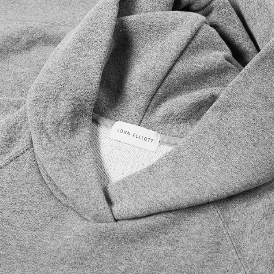 Shop John Elliott Raglan Pullover Hoody In Grey