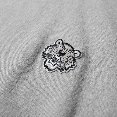 Shop Kenzo Tiger Crest Hoody In Grey