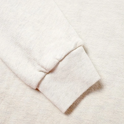 Shop Velva Sheen French Terry Crew Sweat In Neutrals