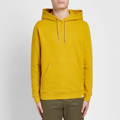 Shop Norse Projects Vagn Classic Hoody In Yellow