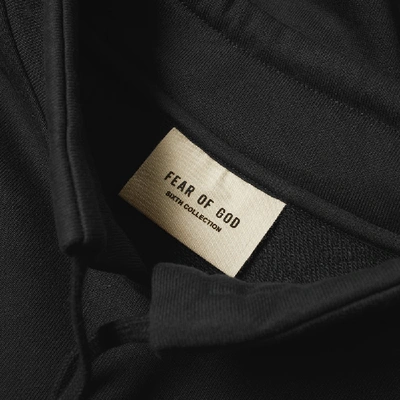 Shop Fear Of God Mock Neck Fg Pullover In Black