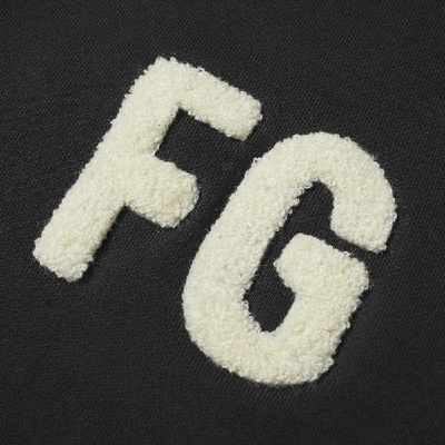 Shop Fear Of God Mock Neck Fg Pullover In Black