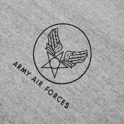 Shop The Real Mccoys The Real Mccoy's Army Air Force Crew Sweat In Grey