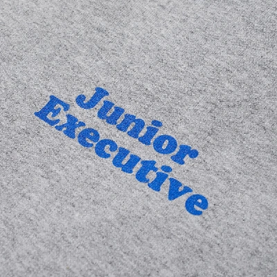 Shop Junior Executive Entertainer Crew Sweat In Grey