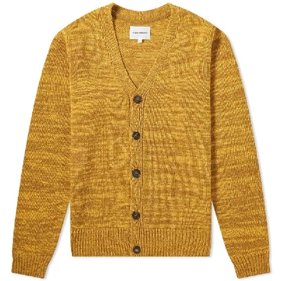 Shop Norse Projects Adam Neps Cardigan In Yellow