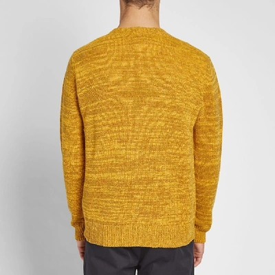 Shop Norse Projects Adam Neps Cardigan In Yellow