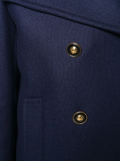 Shop Tory Burch Wool Coat In Blue