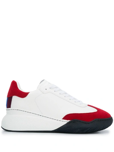 Shop Stella Mccartney Loop Sneakers In White