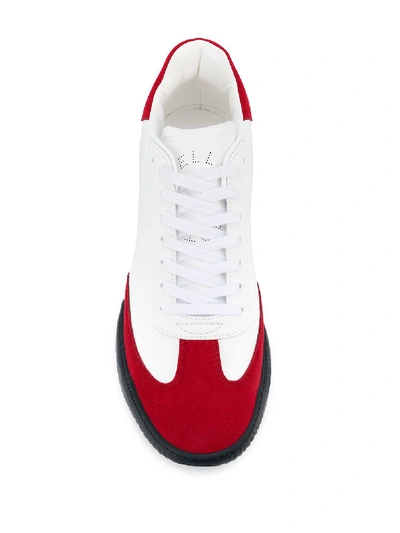 Shop Stella Mccartney Loop Sneakers In White