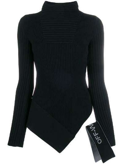 Shop Off-white Turtle Neck Sweater In Black
