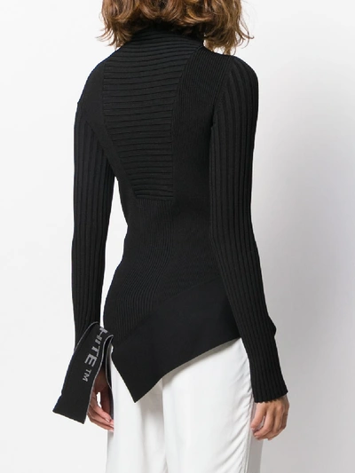 Shop Off-white Turtle Neck Sweater In Black