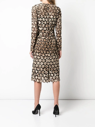 Shop Dolce & Gabbana Leopard Print Dress In Animalier