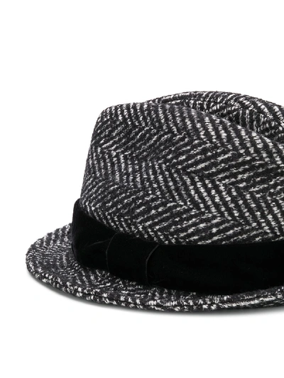 Shop Dolce & Gabbana Blend Wool Hat In Grey