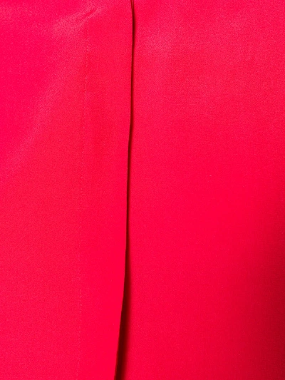 Shop Haider Ackermann Silk Shawl Collar Shirt In Red