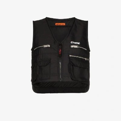 Shop Heron Preston Multipockets Vest