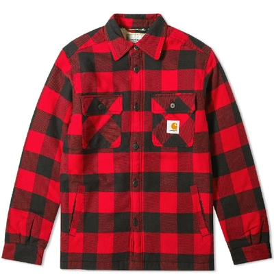 Carhartt Wip Merton Shirt Jac In Red | ModeSens