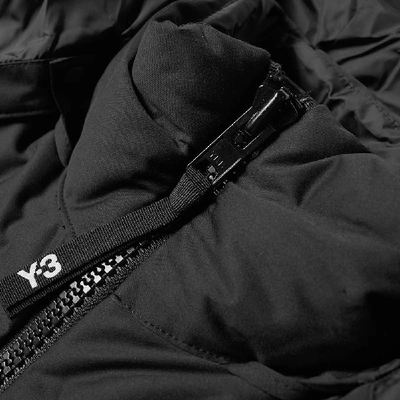 Shop Y-3 Seamless Hooded Down Jacket In Black