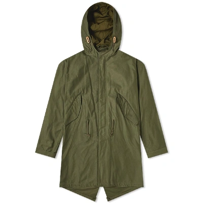 Shop The Real Mccoys The Real Mccoy's M-1951 Parka In Green