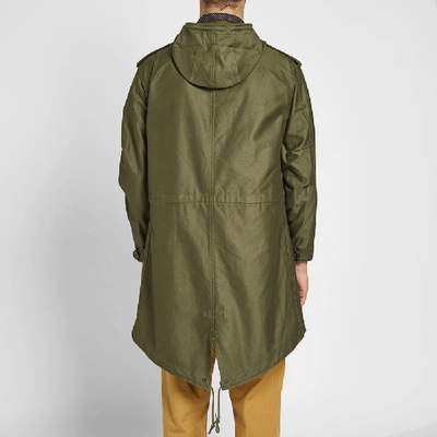 Shop The Real Mccoys The Real Mccoy's M-1951 Parka In Green