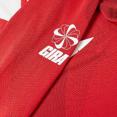 Shop Nike X Gyakusou Long Sleeve Zip Up In Red