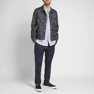 Shop Visvim 101 Unwashed Jacket In Blue