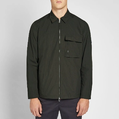 Shop Norse Projects Jens Dry Zip Jacket In Green