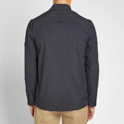 Shop Norse Projects Jens Dry Zip Jacket In Blue