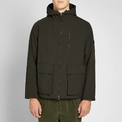 Shop Norse Projects Kalle Hooded Jacket In Green