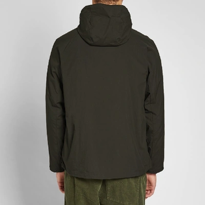 Shop Norse Projects Kalle Hooded Jacket In Green