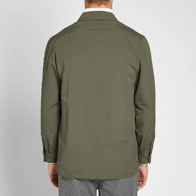 Shop Norse Projects Kyle Travel Overshirt In Green