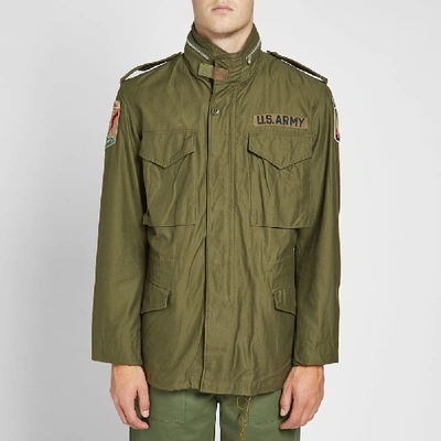 Shop The Real Mccoys The Real Mccoy's M-65 Junction City Field Jacket In Green