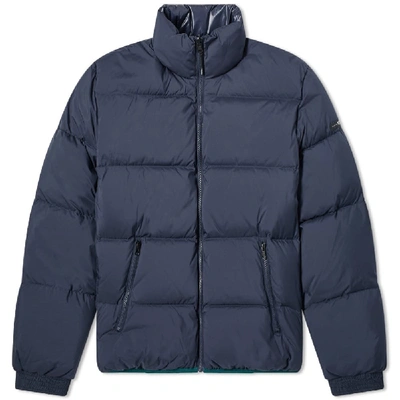 Shop Kenzo Reversible Down Jacket In Blue