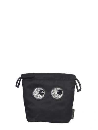 Shop Anya Hindmarch Pouch With Coulisse In Black