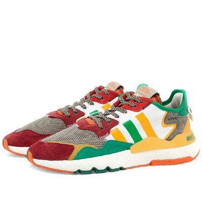 Shop Adidas X White Mountaineering Adidas X White Mountineering Nite Jogger In Orange