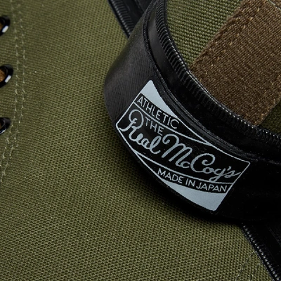 Shop The Real Mccoys The Real Mccoy's Military Canvas Training Shoe In Green