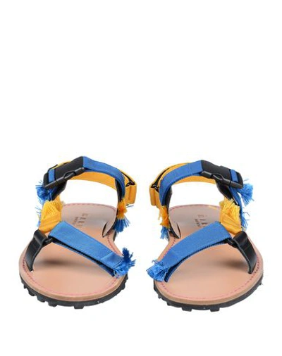 Shop Marni Sandals In Blue