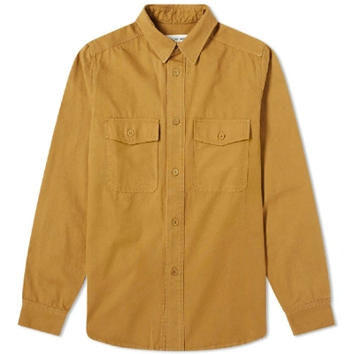 Shop A Kind Of Guise Chambers Shirt In Brown