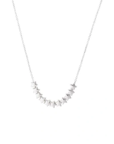 Shop Estella Bartlett Necklaces In Silver