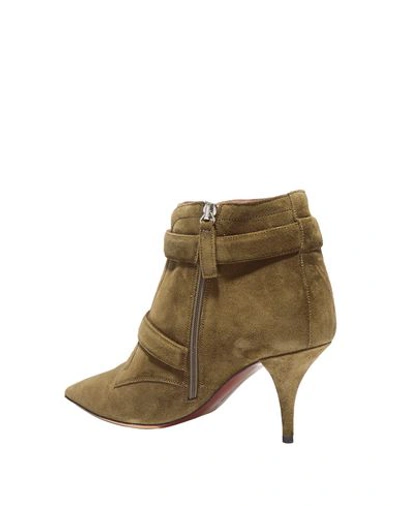 Shop Tabitha Simmons Booties In Military Green