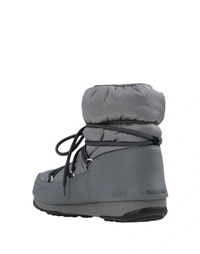 Moon Boot Grey Protecht Low Snow Boots In Grey
