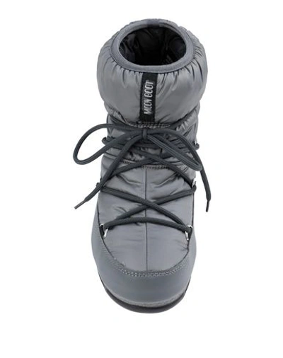 Shop Moon Boot Low Nylon Wp 2 Woman Ankle Boots Grey Size 5.5 Textile Fibers